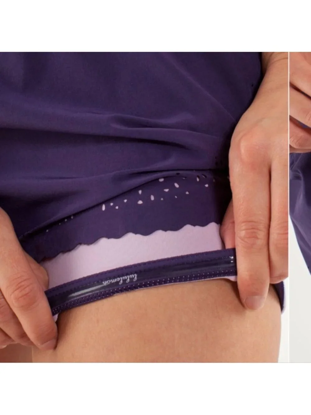 Lululemon Run A Marathon Skirt Concord Grape / Rose Quartz